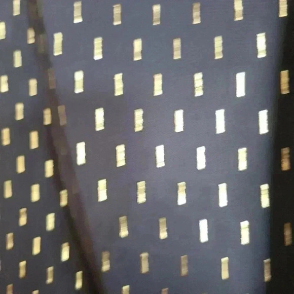 Merona Navy & Gold Summer  Top med - Picture 4 of 6